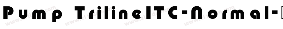 Pump TrilineITC-Normal字体转换